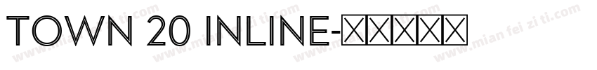 Town 20 inline字体转换